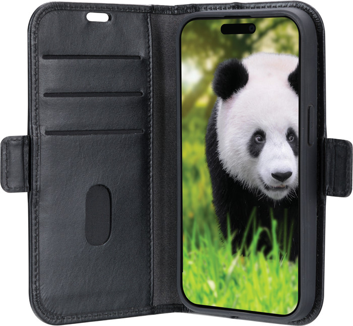 DBramante1928 Copenhagen Slim iPhone 16e Book Case Leer Zwart Main Image