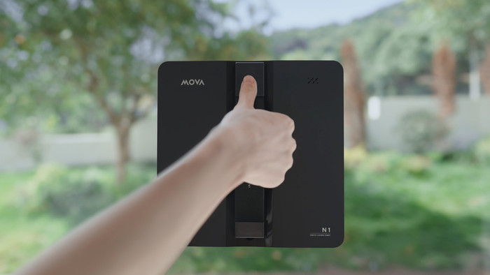 Mova N1 product in gebruik