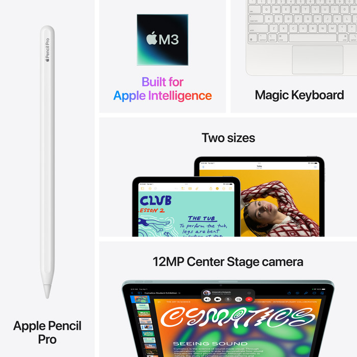 Apple iPad Air (2025) 13 inch 128GB Wifi + 5G Space Gray accessoire