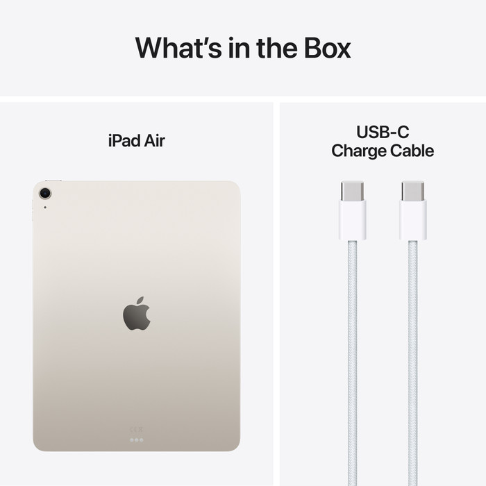 Apple iPad Air (2025) 13 inch 128GB Wifi + 5G Witgoud accessoire