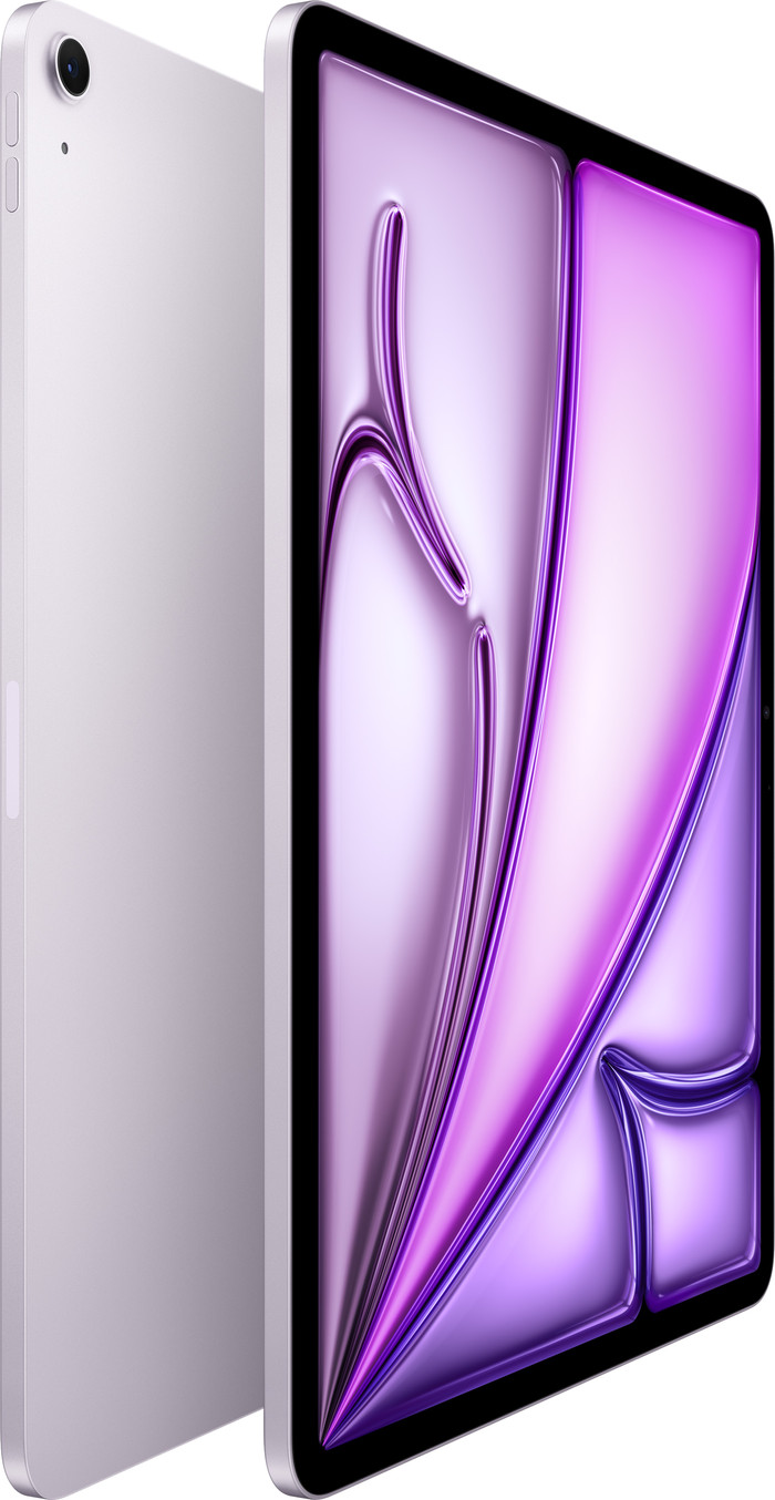 Apple iPad Air (2025) 13 inch 256GB Wifi Paars linkerkant