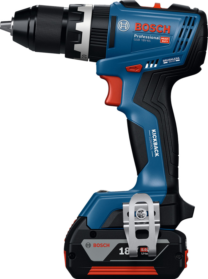 Bosch Professional GSB 18V-65 5,0 Ah GBA Accu Starterspakket detail