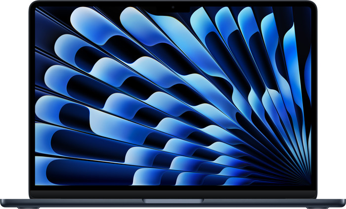 Apple MacBook Air 13 inch (2025) M4 (10 CPU/8 GPU) 16GB/256GB Middernacht QWERTY Main Image