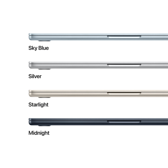 Apple MacBook Air 13 inches (2025) M4 (10 Core CPU/10 Core GPU) 16GB/512GB Silver AZERTY visual supplier