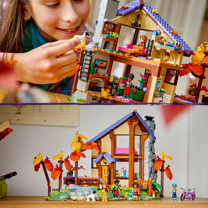 LEGO Friends Cozy Fall Forest Cabin 42705 product in use