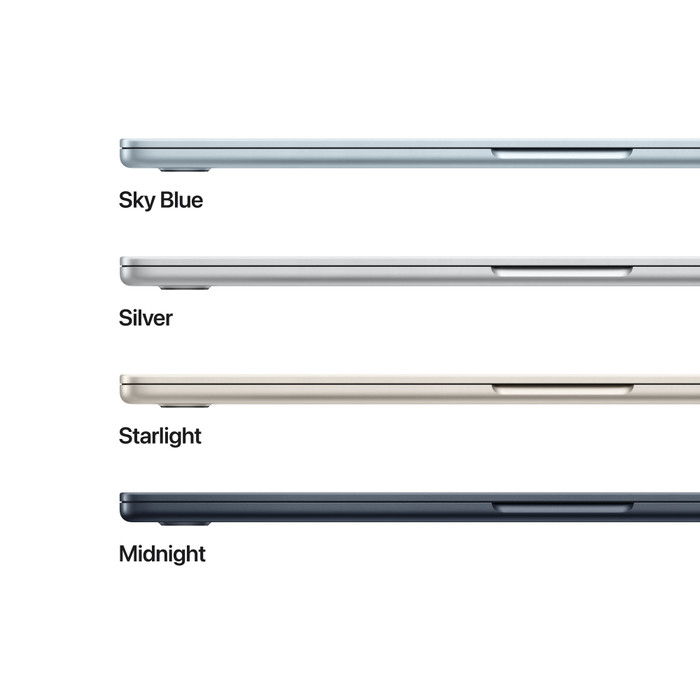 Apple MacBook Air 15 inch (2025) M4 (10 CPU/10 GPU) 24GB/512GB Sterrenlicht QWERTY visual leverancier