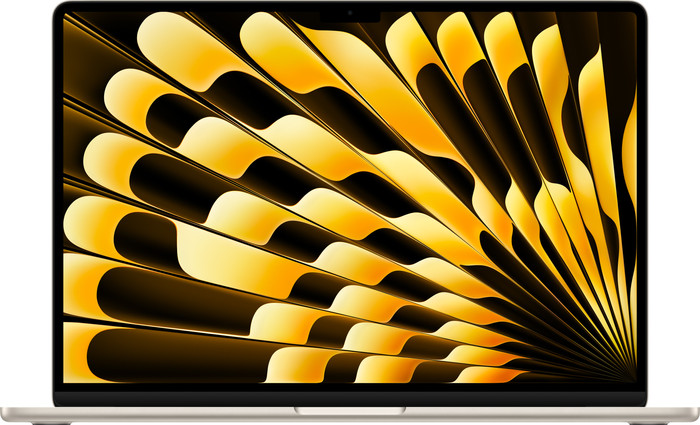 Apple MacBook Air 15 inch (2025) M4 (10 CPU/10 GPU) 24GB/512GB Sterrenlicht QWERTY Main Image