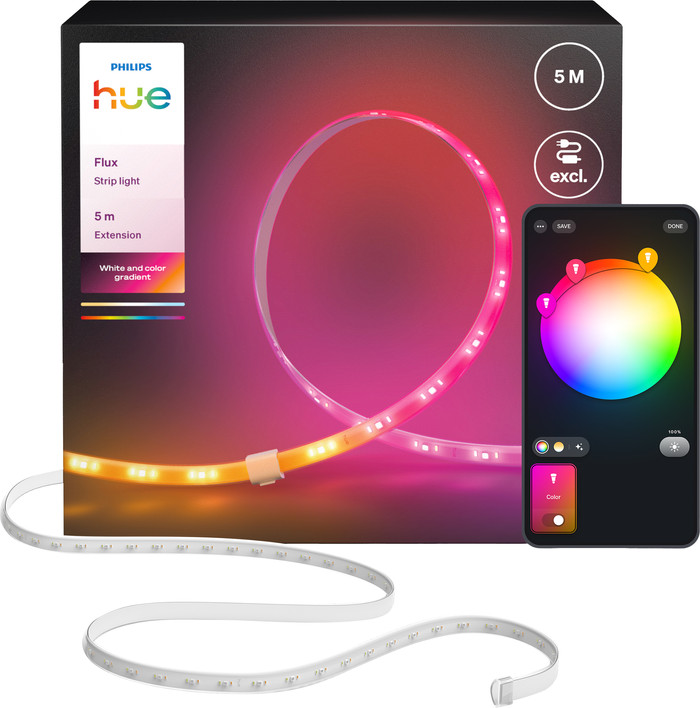 Philips Hue Flux LED Strip 5 meter Verlengstrip verpakking