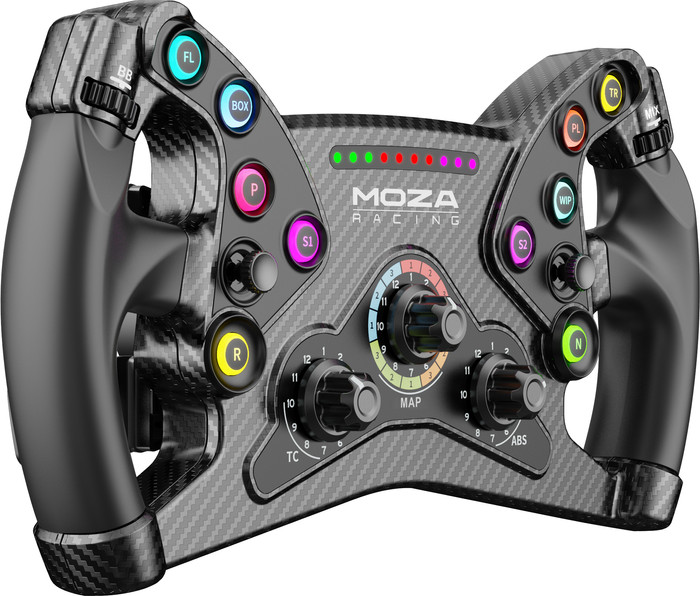 Moza R12 bundel + KS stuurwiel linkerkant