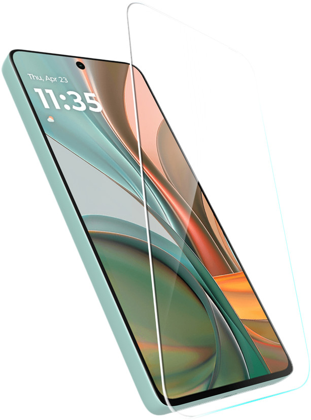 Just In Case Tempered Glass Motorola Moto G75 Screenprotector voorkant