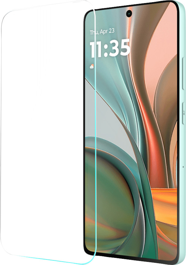 Just In Case Tempered Glass Motorola Moto G75 Screenprotector rechterkant