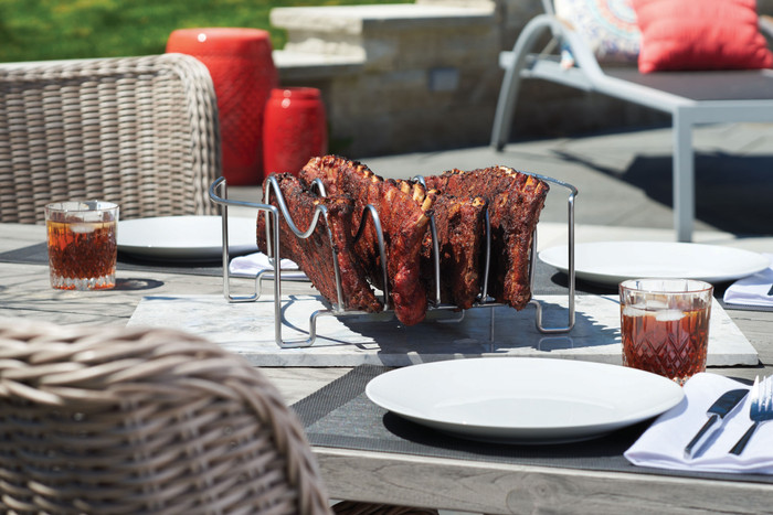 Napoleon Meatloverspakket product in gebruik