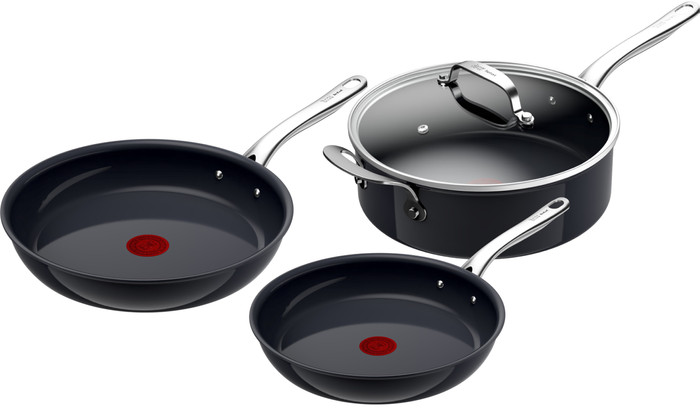 Tefal Cook Prima by Jamie Oliver Bratpfannenset 24 + 28 cm + Schmorpfanne 26 cm Main Image