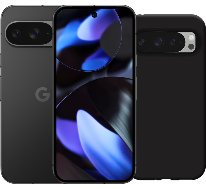 Google Pixel 9 256 Go Noir 5G + Just in Case Soft Design Back Cover Noir Main Image