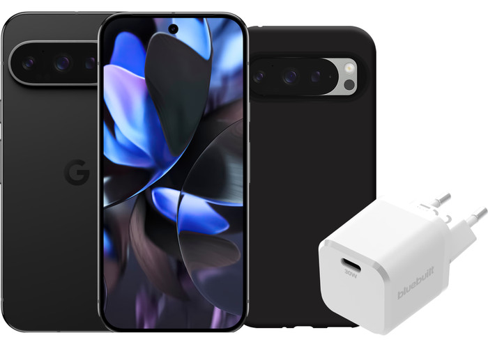 Google Pixel 9 Pro 128GB Zwart 5G + Accessoirepakket Main Image