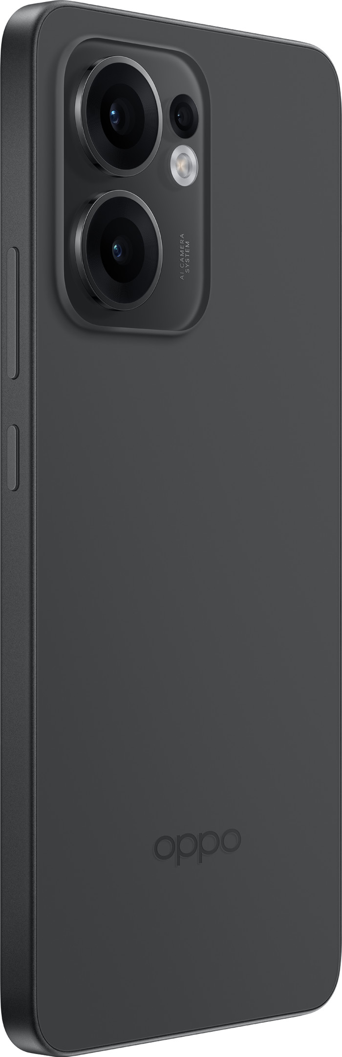 OPPO Reno 13 F 256GB Zwart 5G + OPPO SuperVOOC Oplader 45W rechterkant