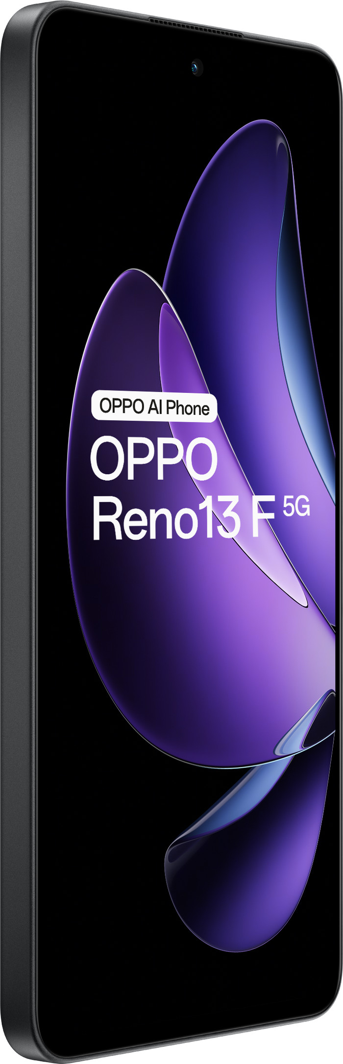 OPPO Reno 13 F 256GB Zwart 5G + OPPO SuperVOOC Oplader 45W linkerkant
