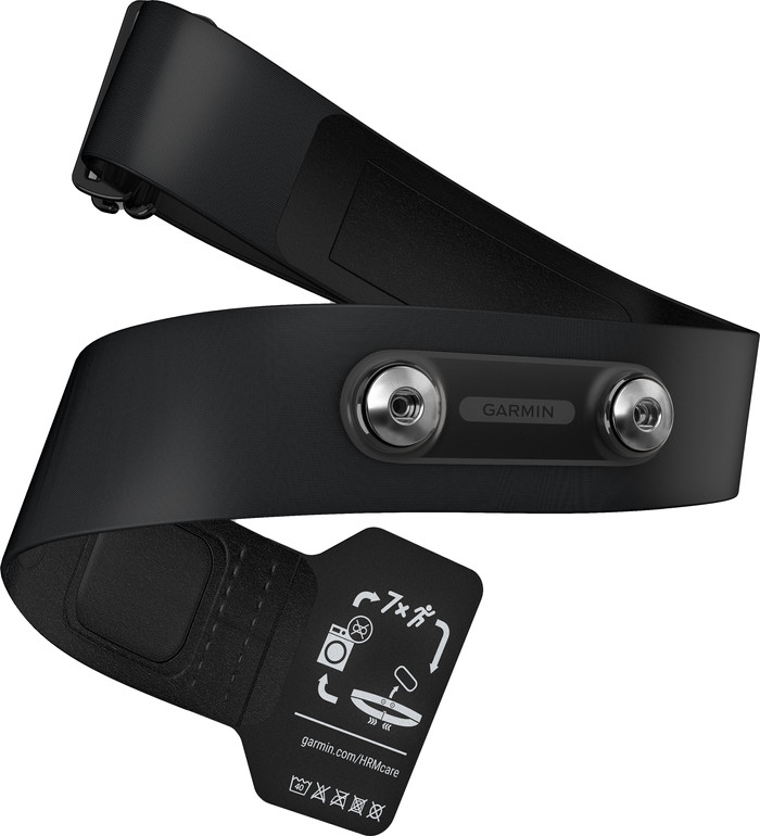 Garmin HRM 200 Hartslagmeter Borstband Zwart M-XL achterkant