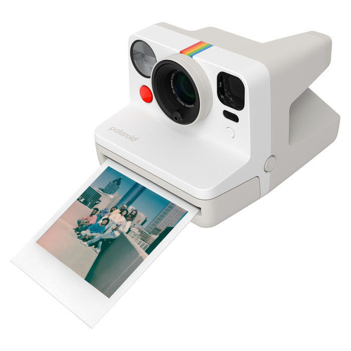 Polaroid Now 3 Weiß produkt in gebrauch