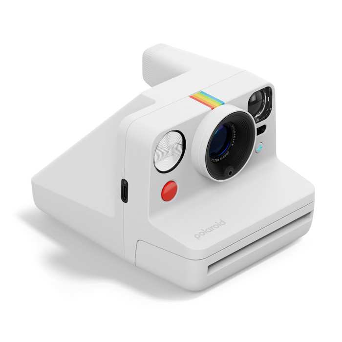 Polaroid Now+ 3 Wit + Color Film (8 stuks) linkerkant
