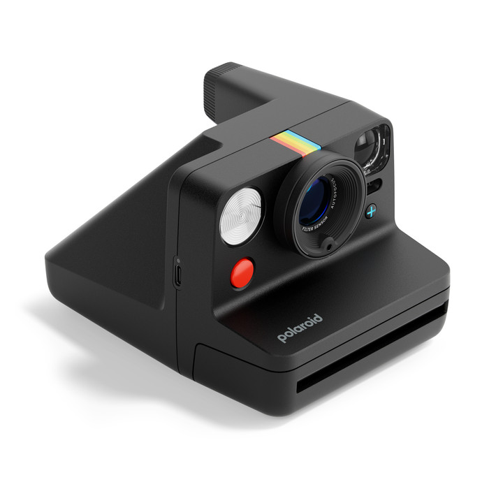 Polaroid Now+ 3 Schwarz linke seite