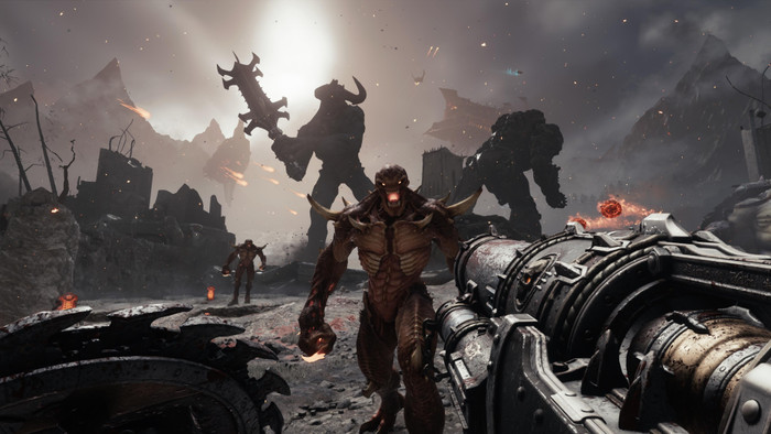 DOOM: The Dark Ages PS5 product in gebruik
