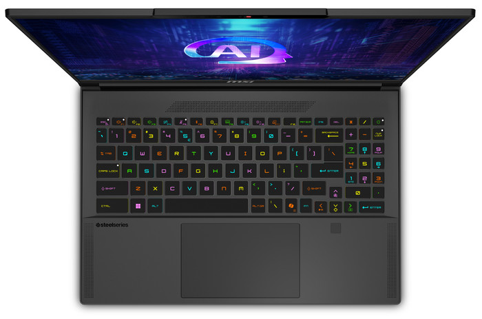 MSI Stealth A16 AI+ A3XWIG-016NL bovenkant