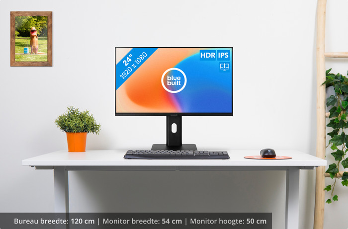 BlueBuilt 24 inch Full HD Monitor visual Coolblue 1