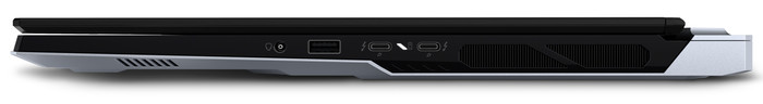 MSI Titan 18 HX AI A2XWJG-235BE AZERTY left side