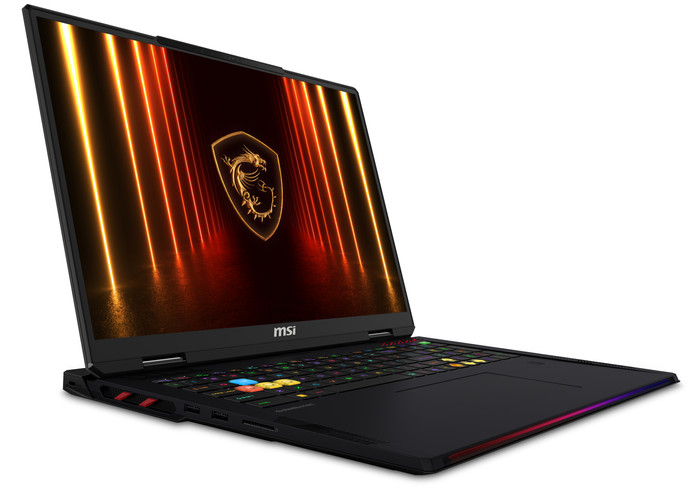 MSI Raider A18 HX A9WJG-014NL linkerkant