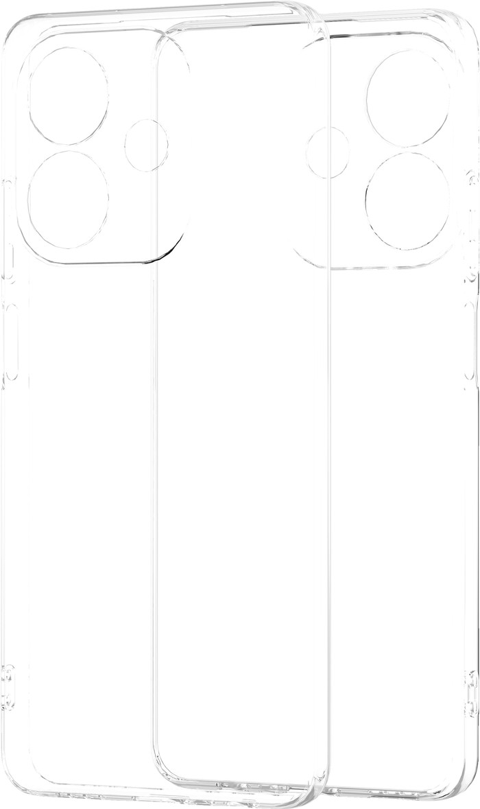 Just in Case Soft Design Oppo A40  / A40m / A60 5G Back Cover Transparant voorkant