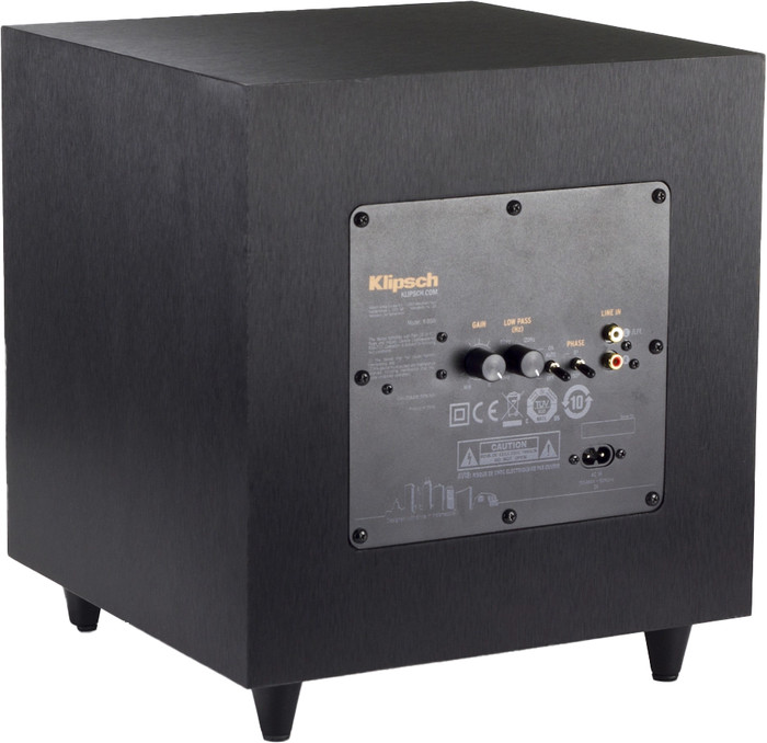 Klipsch R-8SW Black back