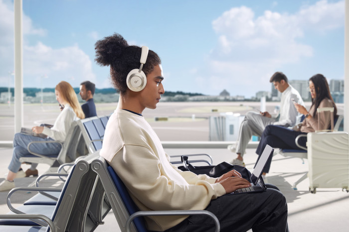 soundcore Space One Pro White product in use