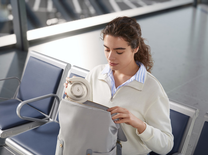 soundcore Space One Pro White product in use