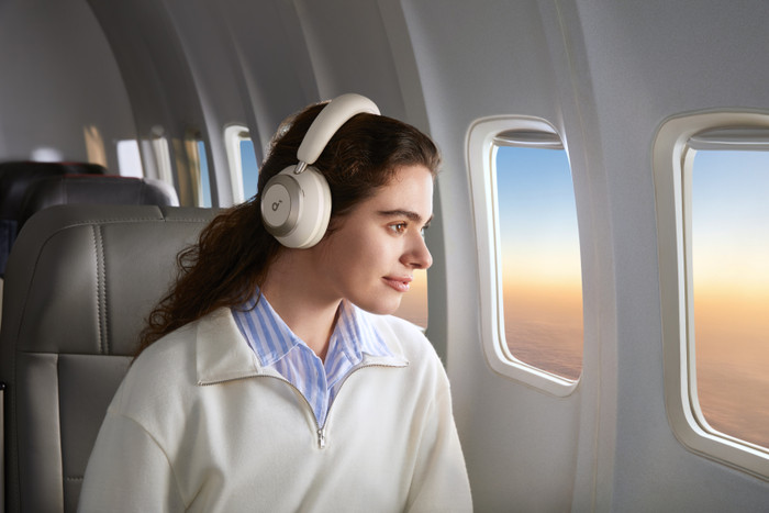 soundcore Space One Pro White product in use