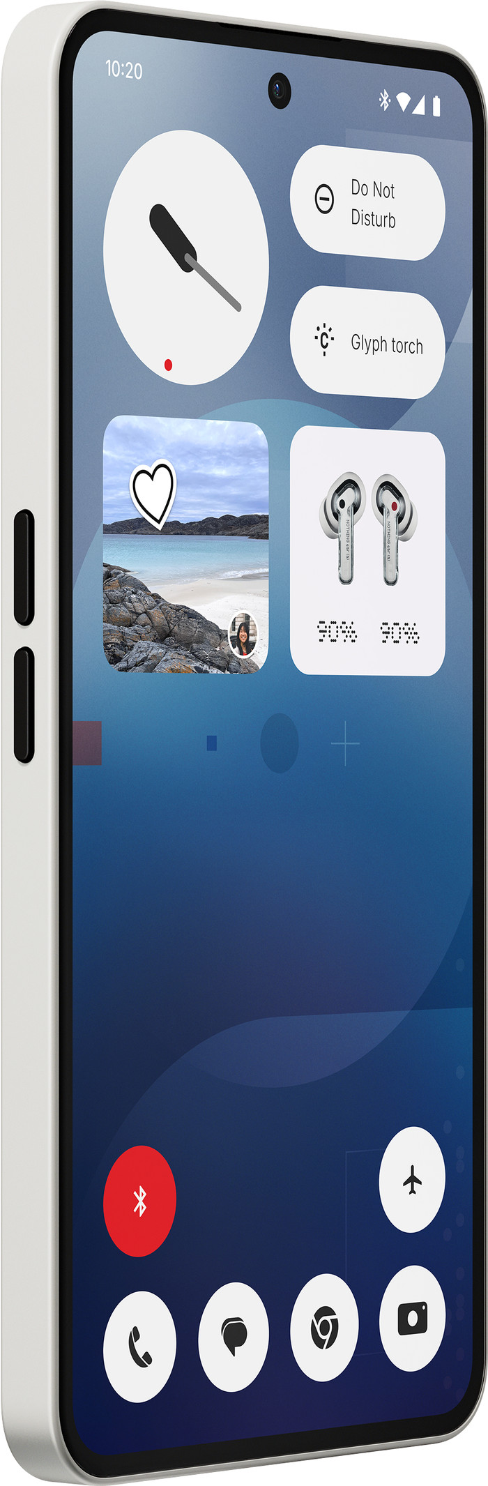 Nothing Phone (3a) 256GB Wit 5G voorkant