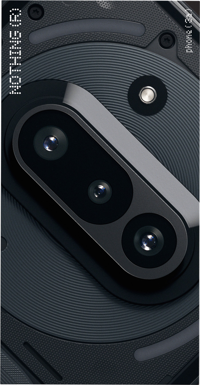 Nothing Phone (3a) 128GB Zwart 5G + Just in Case Back Cover Zwart verpakking