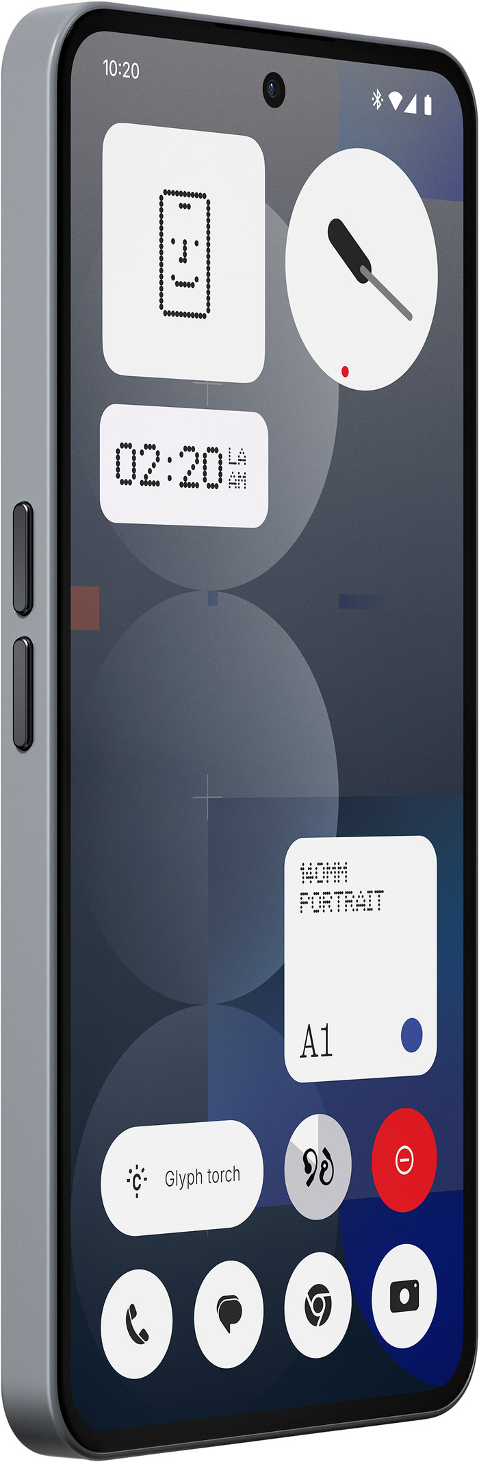 Nothing Phone (3a) Pro 256GB Grijs 5G voorkant