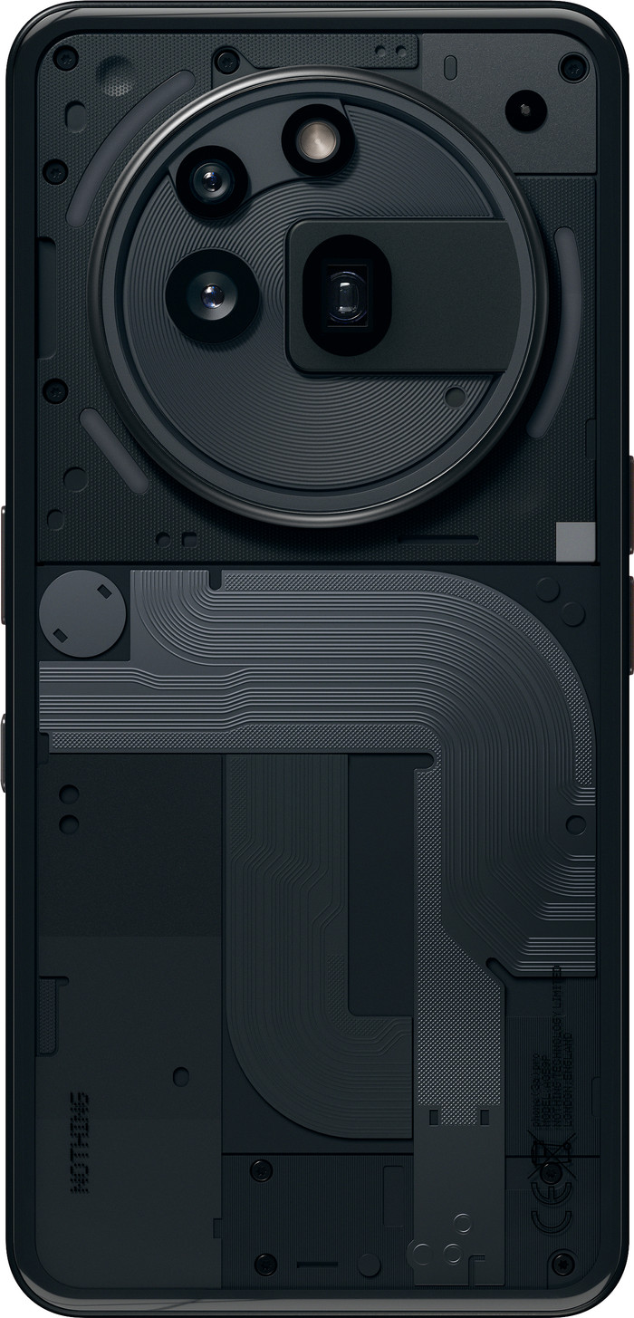 Nothing Phone (3a) Pro 256GB Zwart 5G achterkant
