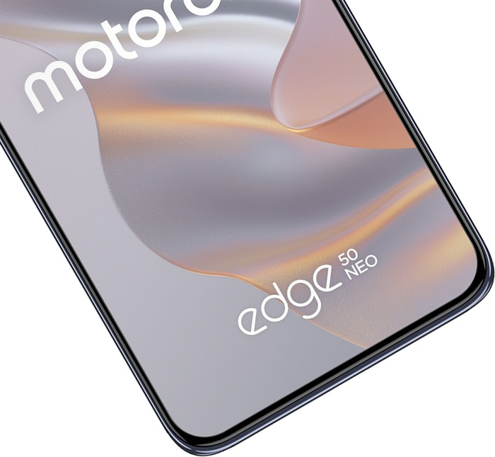 Just In Case Tempered Glass Motorola Edge 50 Neo Screenprotector Zwart detail