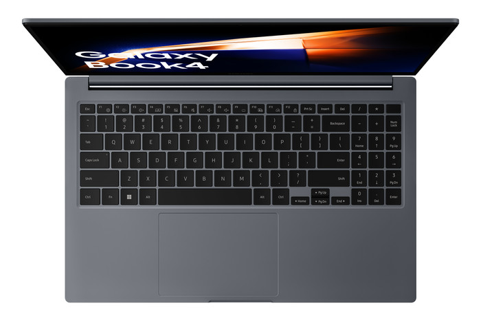 Samsung Galaxy Book 4 NP754XGK-KG1NL QWERTY bovenkant