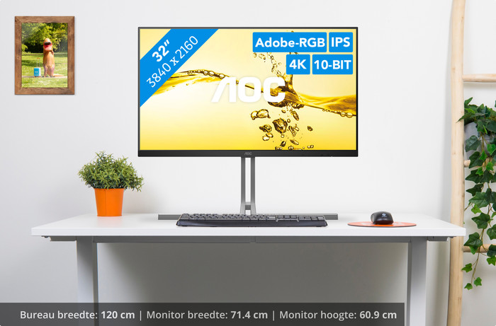 AOC U32U3CV visual Coolblue 1