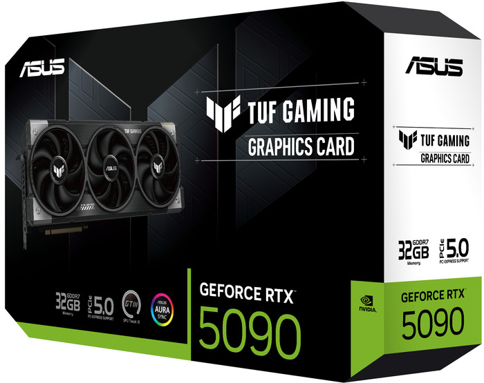 ASUS TUF Gaming GeForce RTX 5090 32GB verpakking