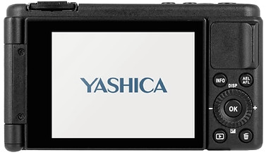 Yashica City 100 Zwart achterkant