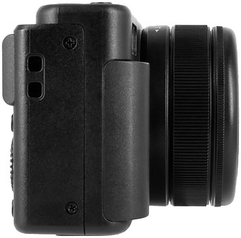 Yashica City 100 Zwart linkerkant