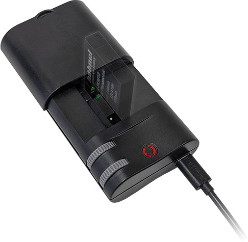 Hähnel UniPal Mini II produkt in gebrauch