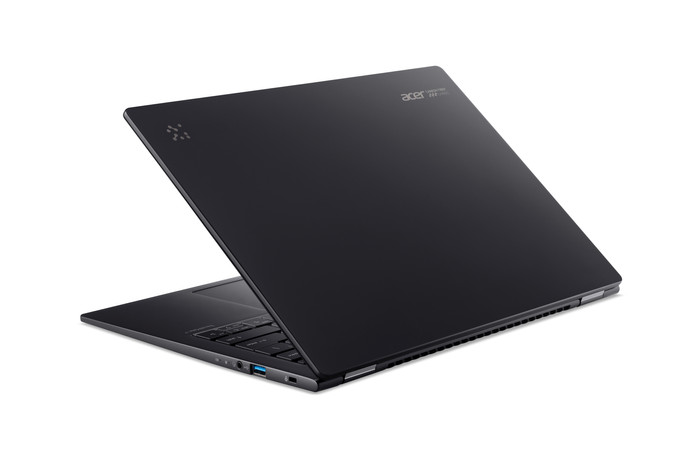 Acer TravelMate P6 14 AI TMP614-54-TCO-72CH QWERTY achterkant