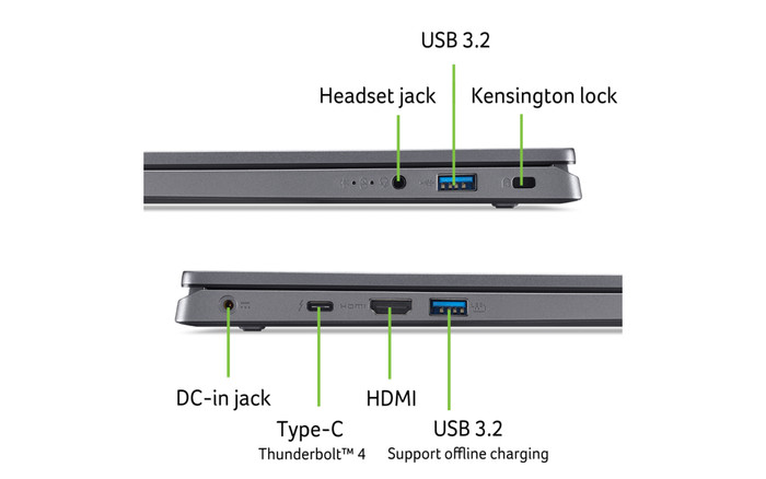 Acer Aspire 17 Pro A17-51M-55TR QWERTY detail