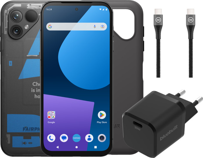 Fairphone 5 256GB Transparent 5G + Accessory Pack Main Image