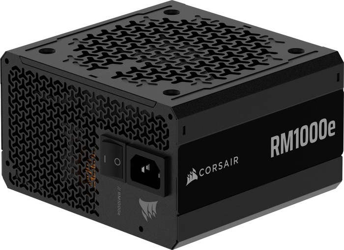 Corsair RM1000e (2025) Cybenetics Gold rechterkant
